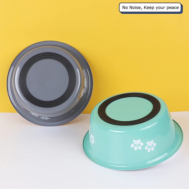 Non-slip Stainless Steel Dog/Cat Bowls
