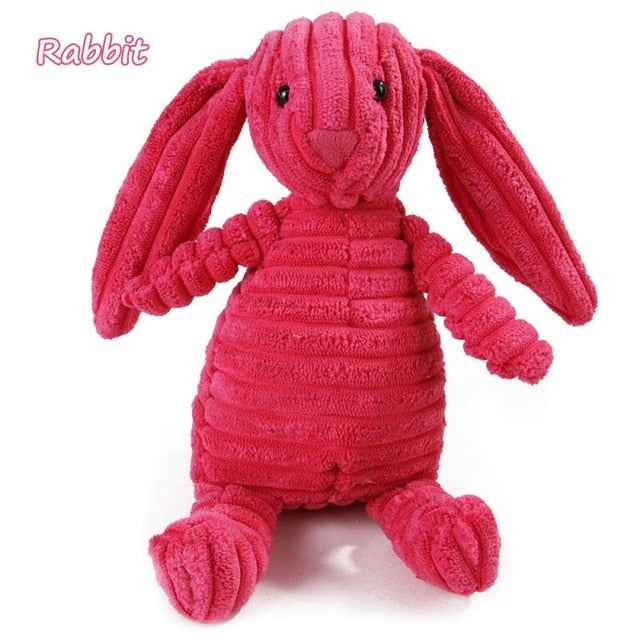 Corduroy Plush Squeaky Bite Resistant Pet Toys