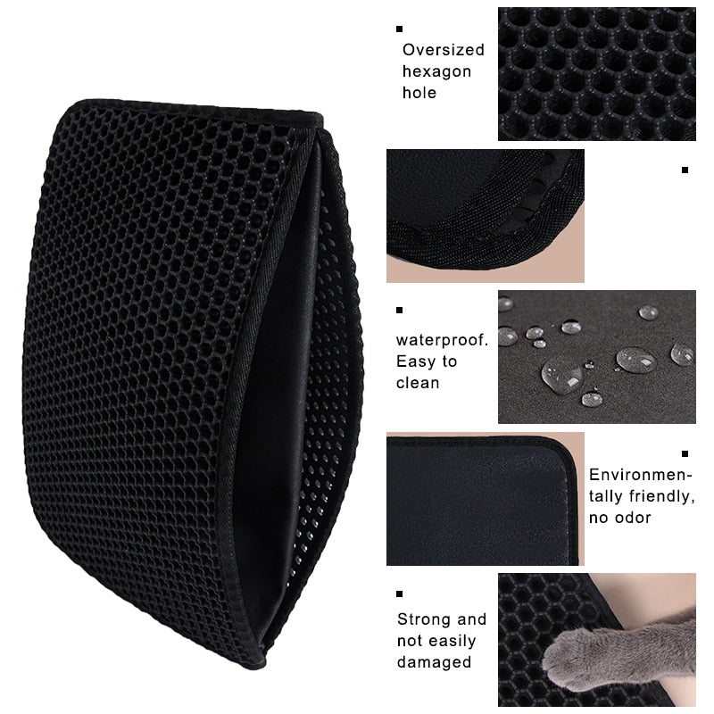 Cat Litter Mat Waterproof EVA Double Layer