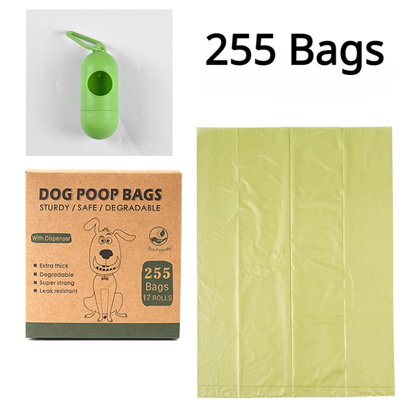 15PCS/ Roll Biodegradable Scented Pet Poop Bags