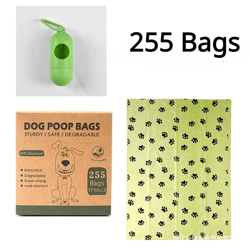 15PCS/ Roll Biodegradable Scented Pet Poop Bags