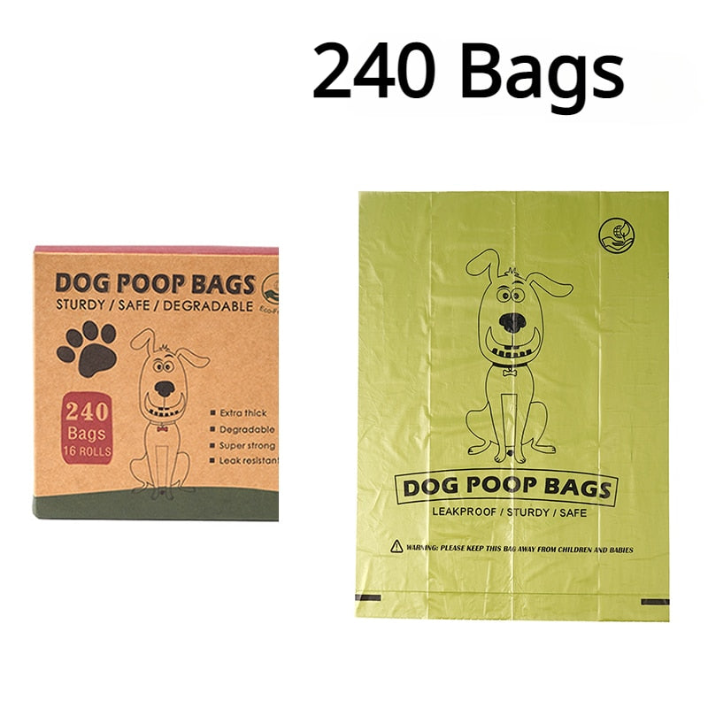 15PCS/ Roll Biodegradable Scented Pet Poop Bags