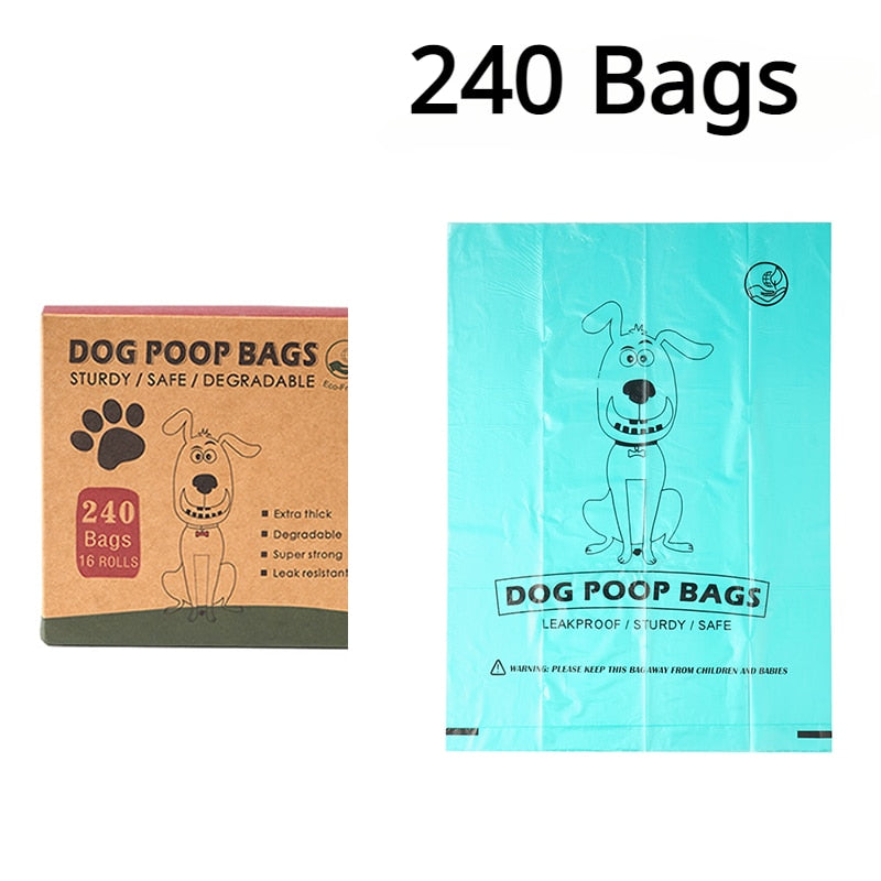 15PCS/ Roll Biodegradable Scented Pet Poop Bags