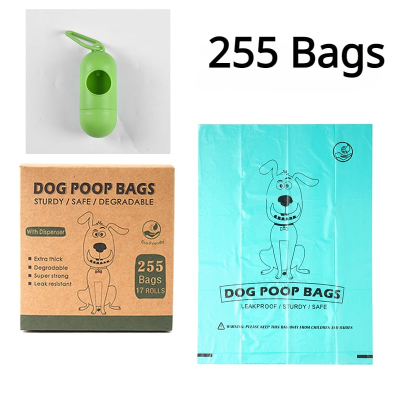 15PCS/ Roll Biodegradable Scented Pet Poop Bags