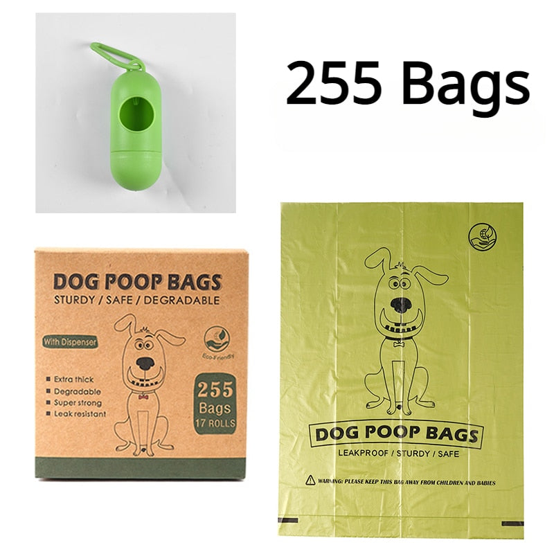 15PCS/ Roll Biodegradable Scented Pet Poop Bags