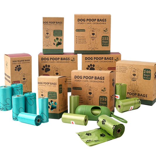 15PCS/ Roll Biodegradable Scented Pet Poop Bags